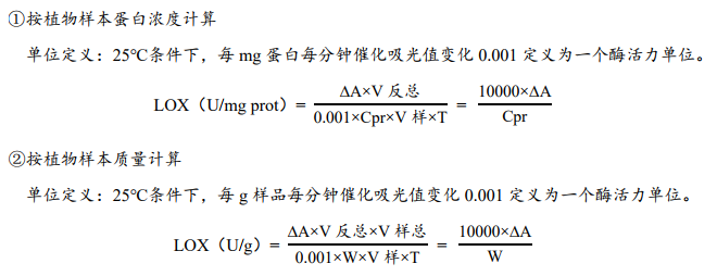 植物中脂氧合酶（LOX）活性檢測試劑盒圖3